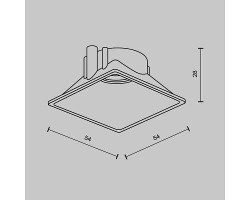 Аксессуар Technical Ring8-10W-SQ-BS