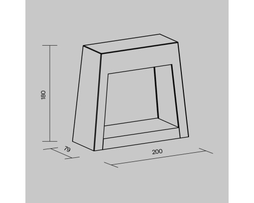 Настенный светильник (бра) Outdoor O464WL-L18GF3K