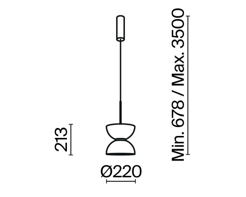 Подвесной светильник Maytoni MOD178PL-L11G3K