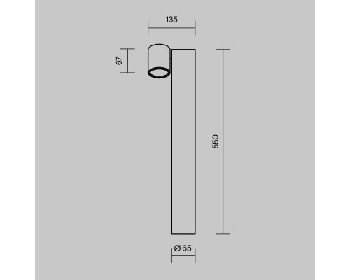 Ландшафтный светильник Outdoor O010FL-01B