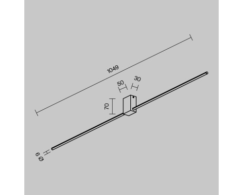 Настенный светильник (бра) Technical C071WL-L12B3K
