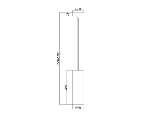 Подвесной светильник Maytoni P011PL-01CH