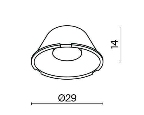 Комплектующие для светильника Technical LensD29-24
