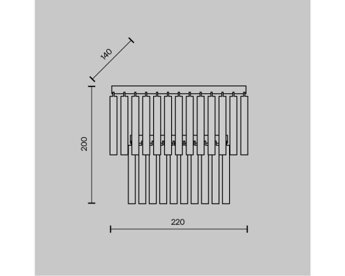 Настенный светильник (бра) Maytoni MOD093WL-01BS