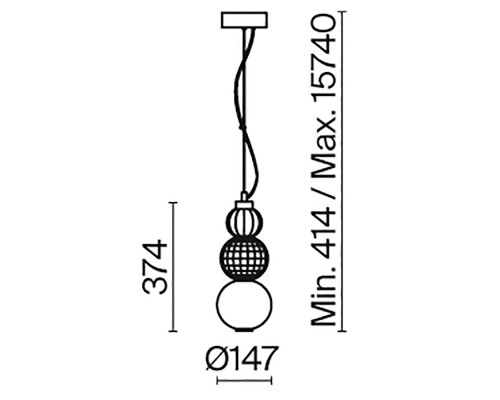 Подвесной светильник Maytoni P069PL-L16G3K
