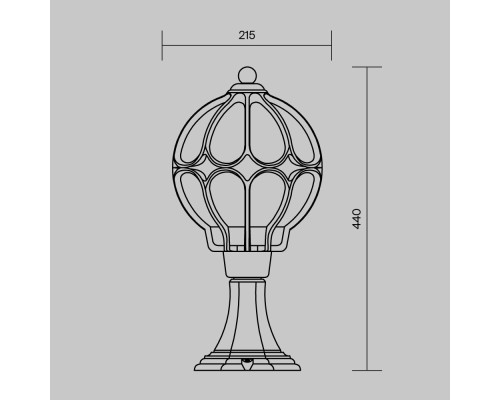 Ландшафтный светильник Outdoor O024FL-01G