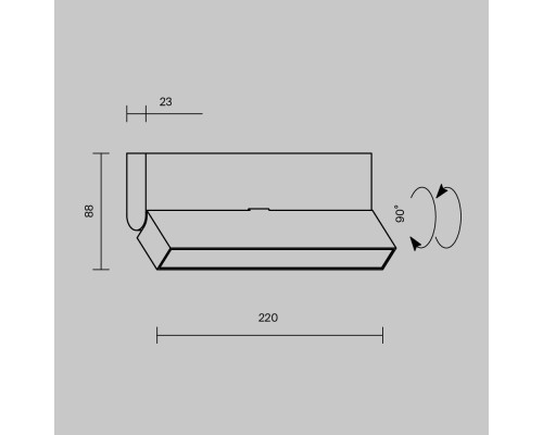 Потолочный светильник Technical C133CL-12W3K-B