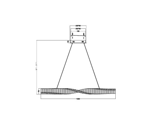 Подвесной светильник Maytoni P097PL-L28BS3K
