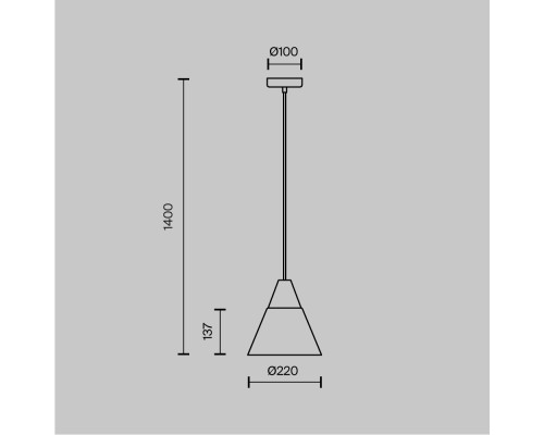 Подвесной светильник Maytoni P359-PL-01-W
