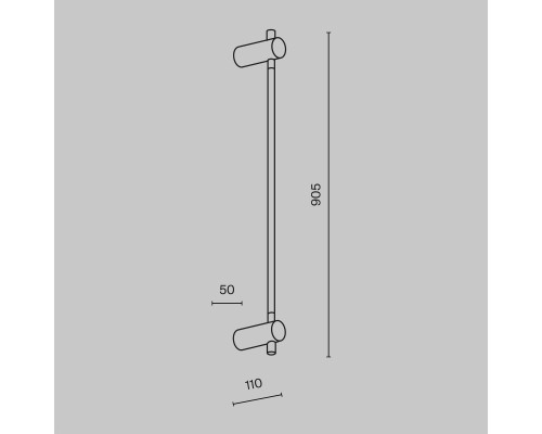 Настенный светильник (бра) Maytoni MOD413WL-L8G3K