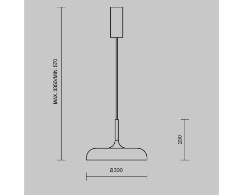 Подвесной светильник Maytoni MOD189PL-L12W3K1