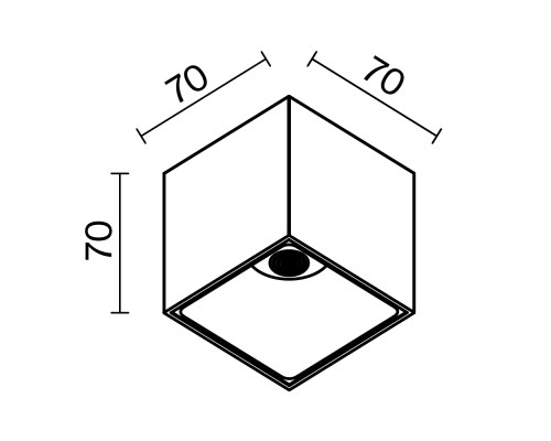 Потолочный светильник Technical C065CL-L12B3K-D