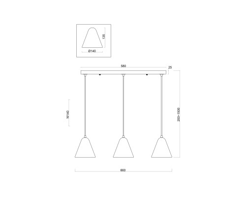 Подвесной светильник Freya FR8004PL-03WG