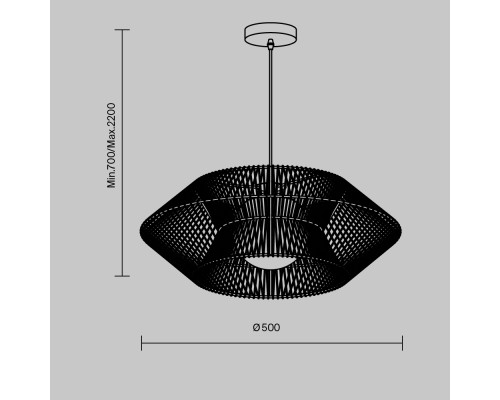 Подвесной светильник Freya FR5405PL-01B3