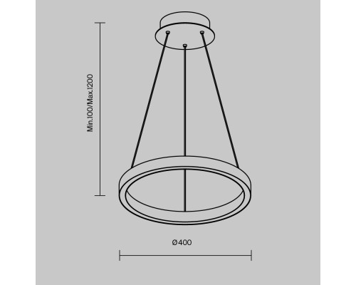 Подвесной светильник Maytoni MOD058PL-L22WK