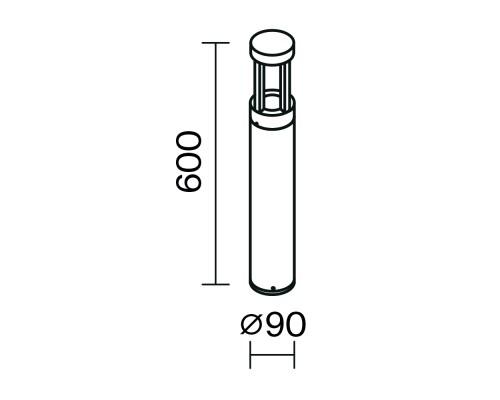 Ландшафтный светильник Outdoor O458FL-L9GF3K