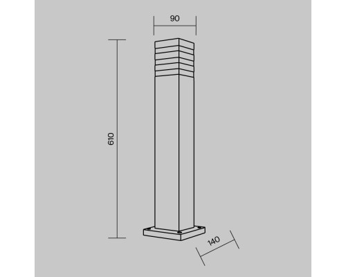 Ландшафтный светильник Outdoor O578FL-01B