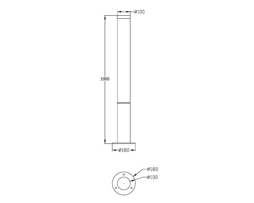 Ландшафтный светильник Outdoor O041FL-L30B3K