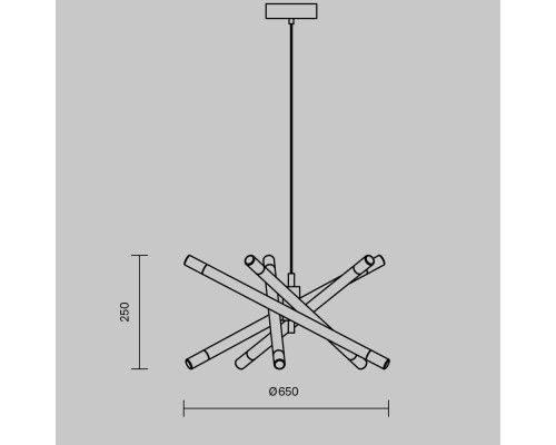 Подвесной светильник Freya FR6130PL-L30B