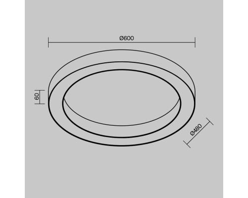 Потолочный светильник Technical C093CL-45W4K-B