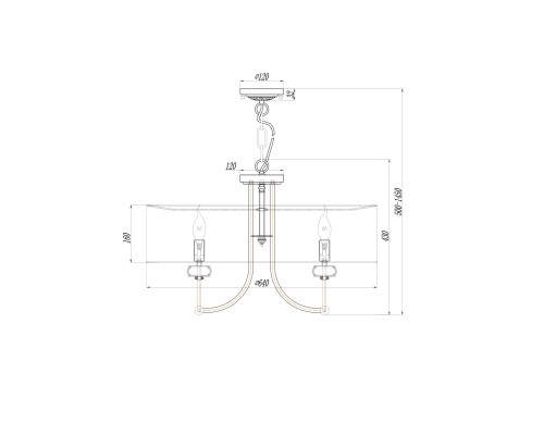 Подвесной светильник Maytoni ARM006PL-08G