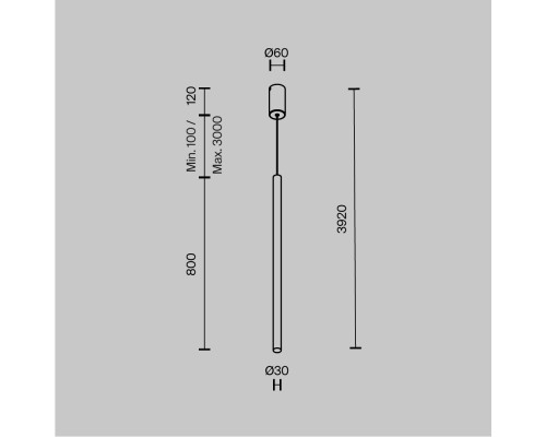 Подвесной светильник Maytoni MOD160PL-L6GK