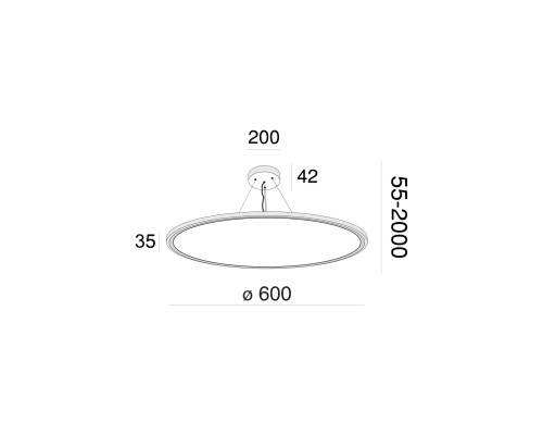 Подвесной светильник Maytoni MOD057PL-L54W4K