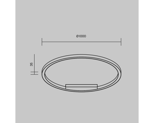 Потолочный светильник Maytoni MOD058CL-L65BK