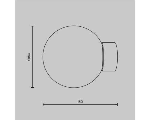 Настенный светильник (бра) Maytoni MOD321WL-01G1