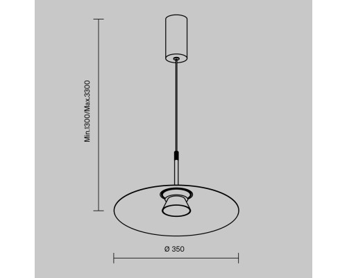 Подвесной светильник Maytoni MOD352PL-L10W3K