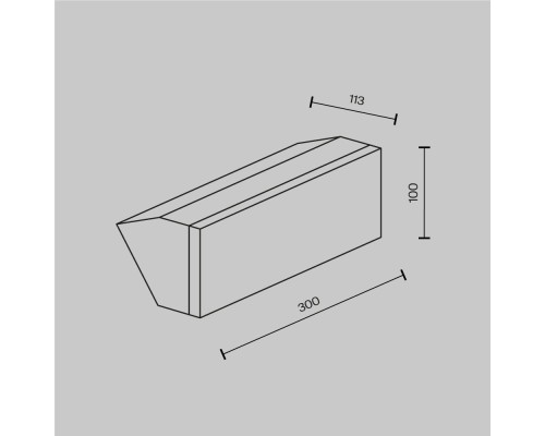 Настенный светильник (бра) Outdoor O436WL-L20GF3K
