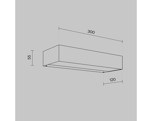 Настенный светильник (бра) Outdoor O428WL-L20W3K