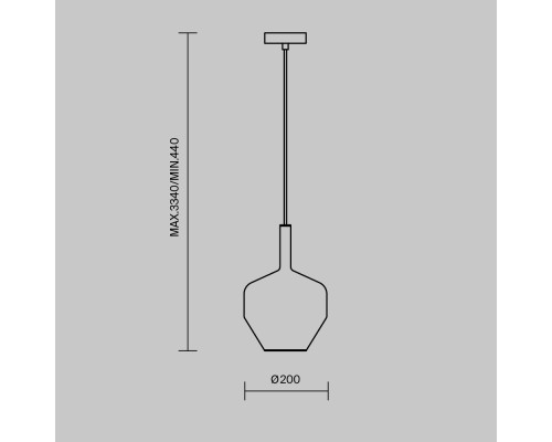 Подвесной светильник Maytoni MOD271PL-01B5