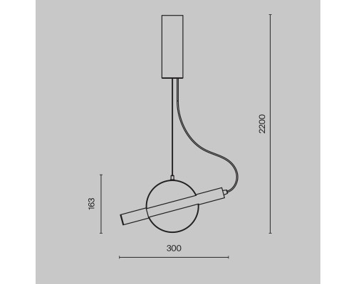 Подвесной светильник Maytoni MOD150PL-L5BS3K