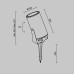 Ландшафтный светильник Outdoor O050FL-L30GR3K