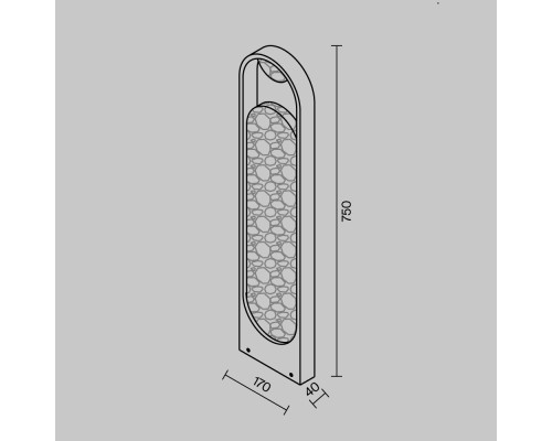 Ландшафтный светильник Outdoor O535FL-L12B3K
