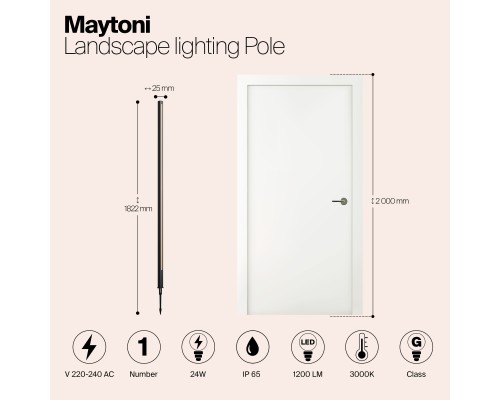 Ландшафтный светильник Outdoor O440FL-L24GF3K