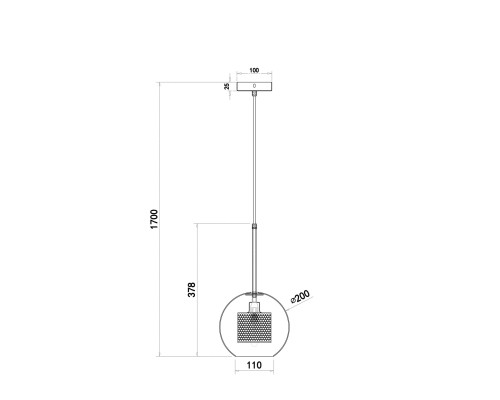 Подвесной светильник Freya Bogota FR8018PL-01N