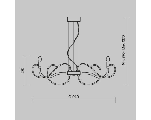 Люстра Maytoni MOD051PL-07TR