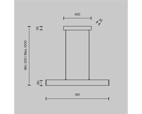 Подвесной светильник Technical P010PL-L23W4K