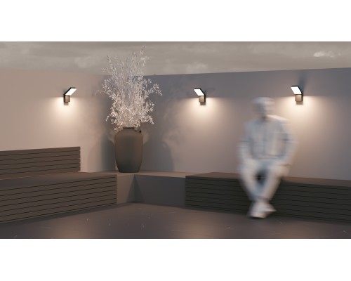 Настенный светильник (бра) Outdoor O595WL-L12B3K