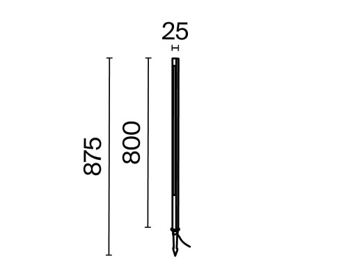 Ландшафтный светильник Outdoor O440FL-L12GF3K