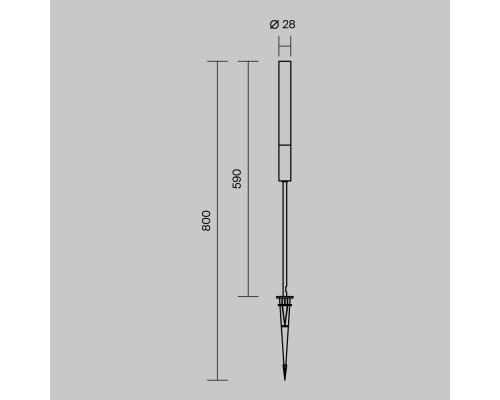 Ландшафтный светильник Outdoor O487FL-L3GF3K
