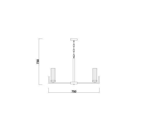 Подвесной светильник Freya FR5214PL-08CH