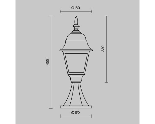 Ландшафтный светильник Outdoor O004FL-01B