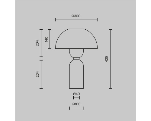 Настольный светильник Maytoni MOD177TL-01W