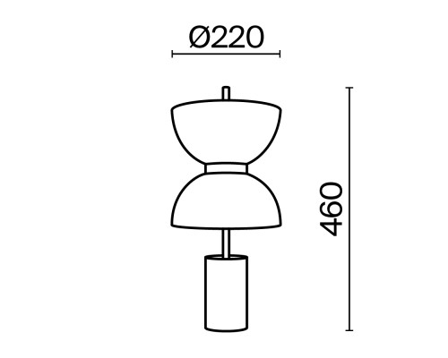 Настольный светильник Maytoni MOD178TL-L11W3K