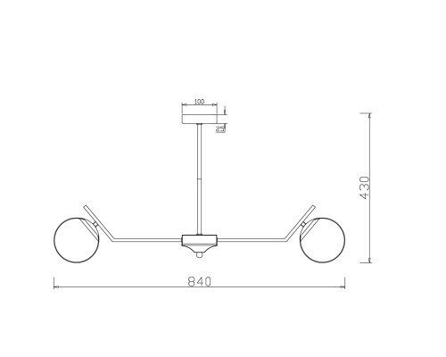 Потолочная люстра Freya Moon FR5173PL-08BS