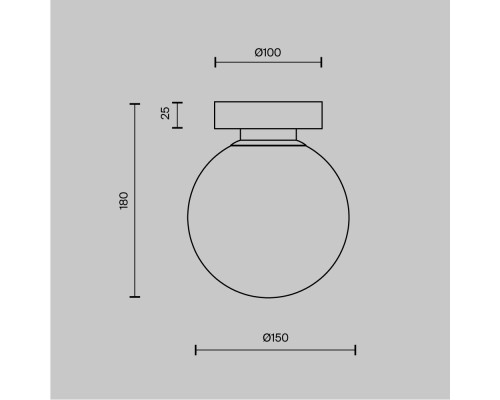 Настенный светильник (бра) Maytoni MOD321WL-01W
