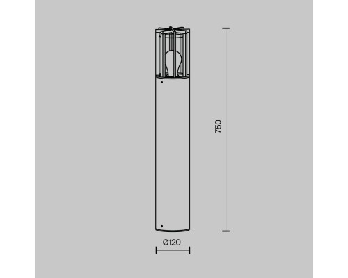 Ландшафтный светильник Outdoor O453FL-01GF